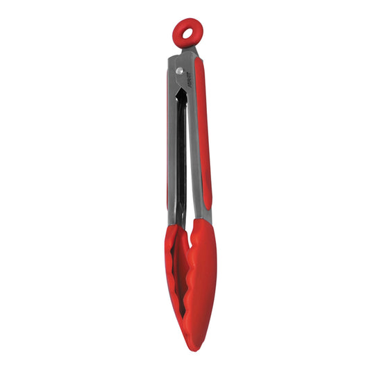 Avanti Silicone SS Tongs 23cm Red