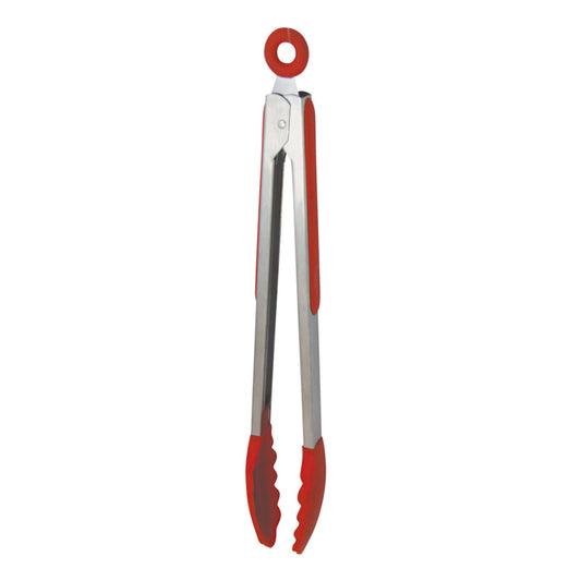 Avanti Silicone SS Tongs 30cm Red