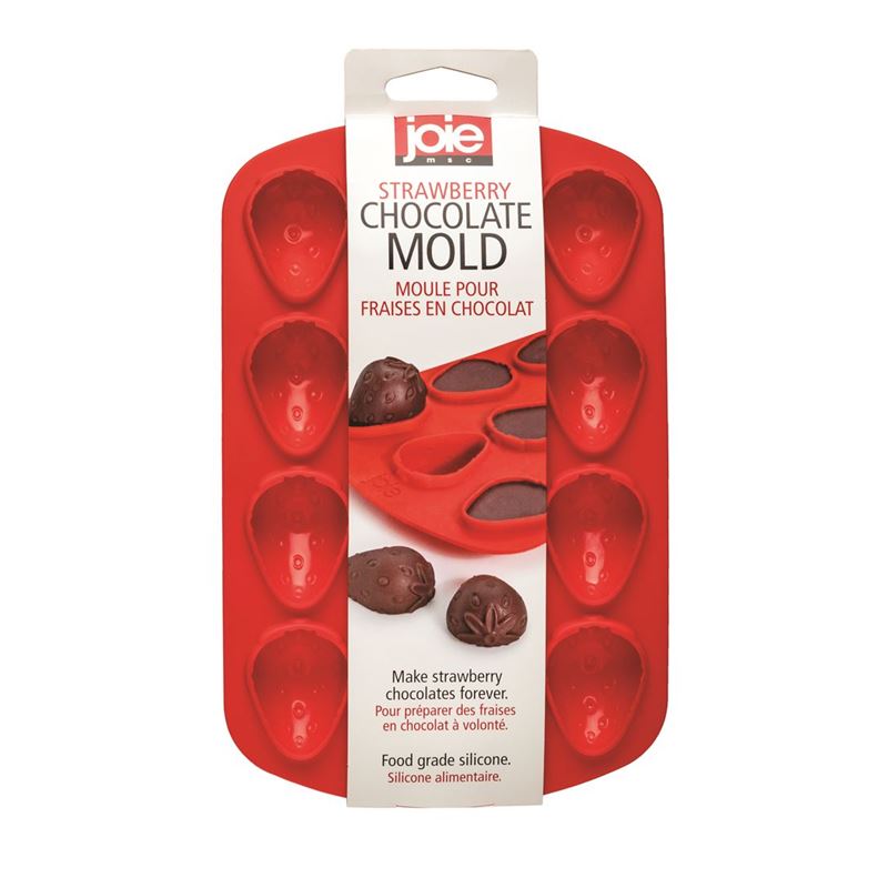 Joie Silicone Strawberry Chocolate Mold 13.5×23.5cm