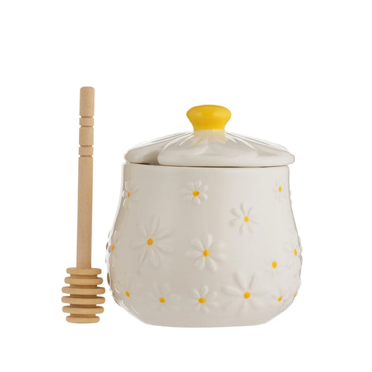 Price and Kensington Daisy Honey Pot and Drizzler - 450ml
