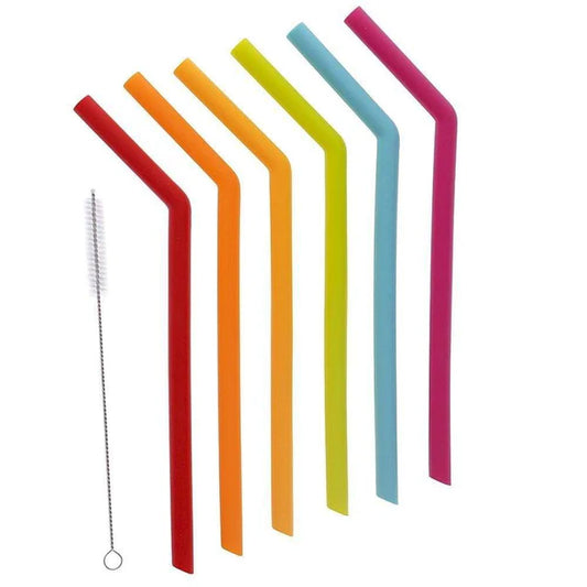 Joie Smoothie Silicone Straw 6pc W Brush