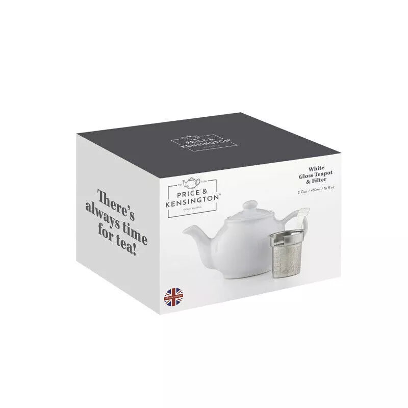Price and Kensington 2 Cup Teapot - White