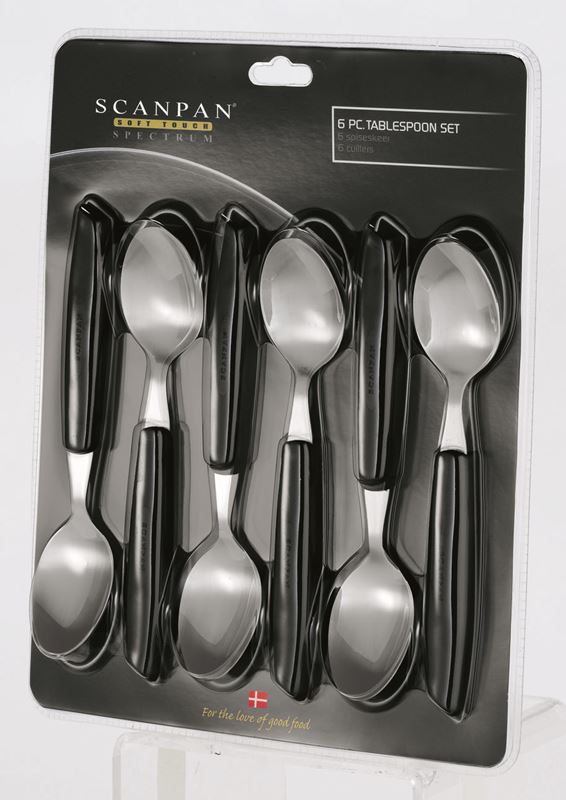 Scanpan Spectrum Spoons Set of 6 Black