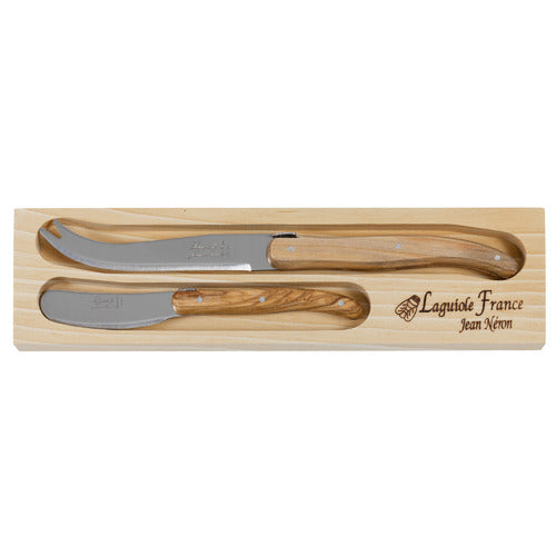 Laguiole Jean Neron Cheese Knife and Spreader Set