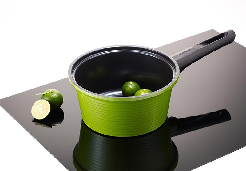 Happycall IH Alumite Ceramic Pot - 18cm Green Single Handle (1.8L)