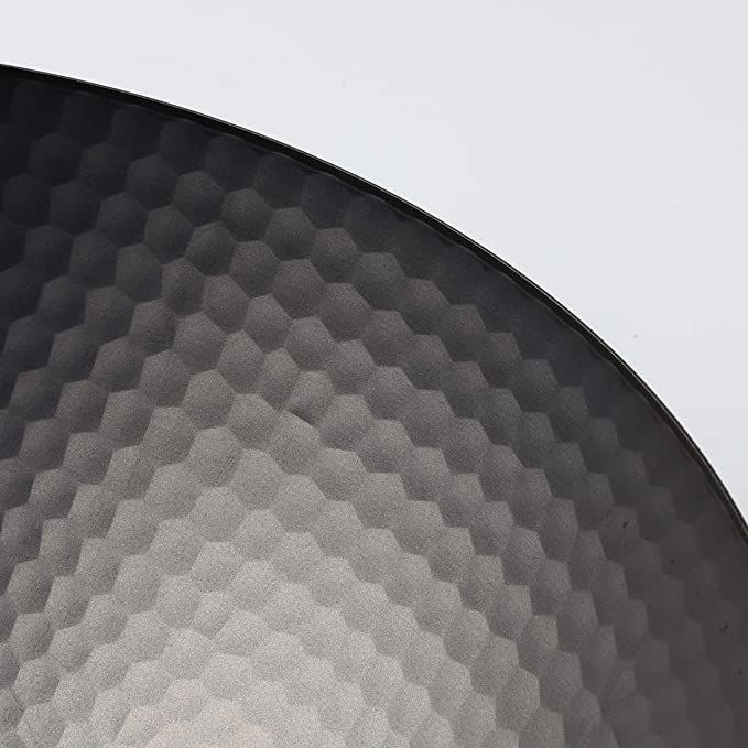 Pearl Metal Iron Wok with Wooden Handle 33 cm