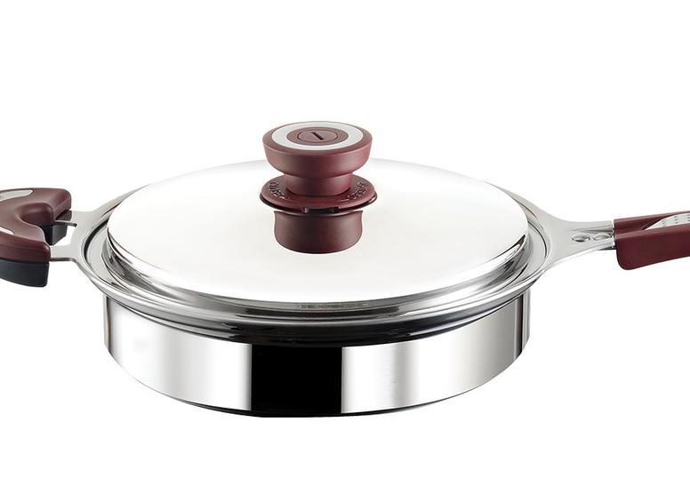 BCL24 Buffalo Cookware Function Series 24cm Saute Pan Long Handle