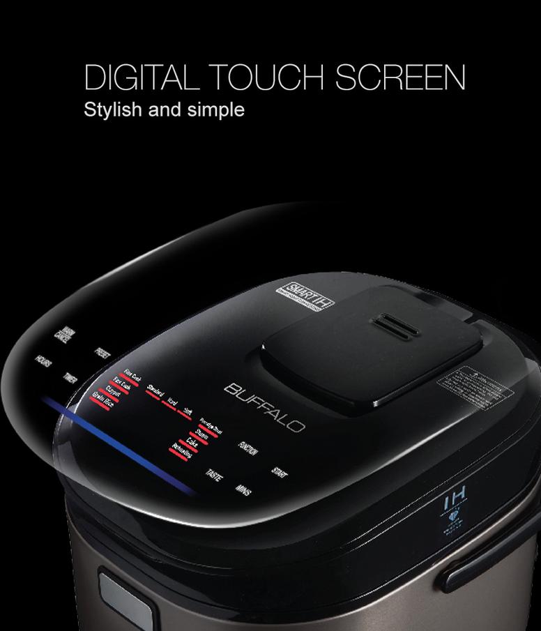 KW79 Buffalo Cookware IH Stainless Steel Smart Cooker (10 cups)