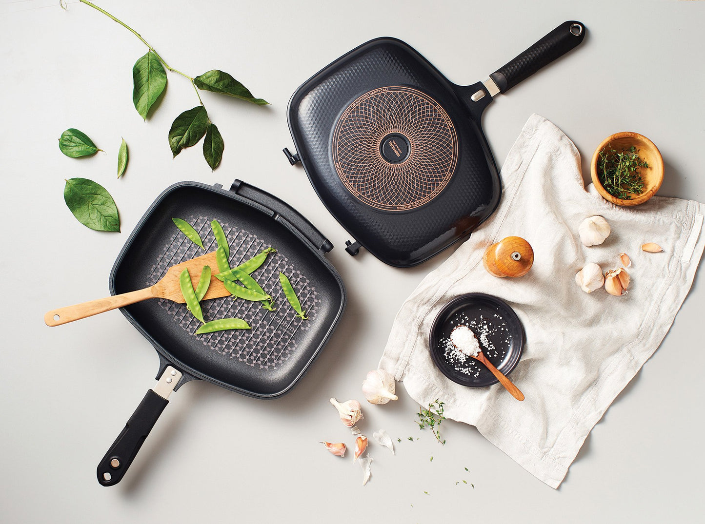 Happycall IH Synchro (Detachable) Double Pan - Jumbo Grill