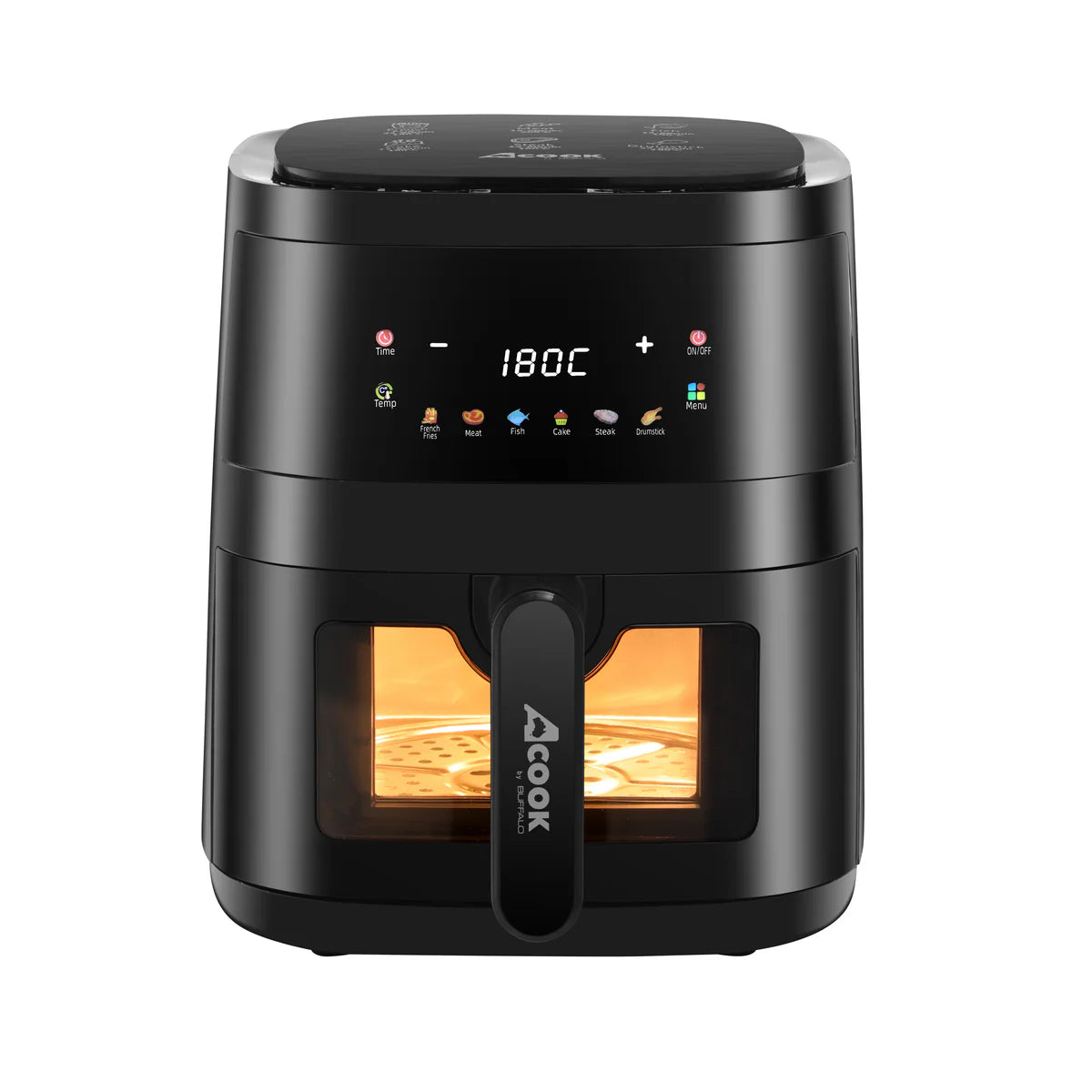 ACook by Buffalo PureSteel Chemical-Free Stainless Steel Air Fryer