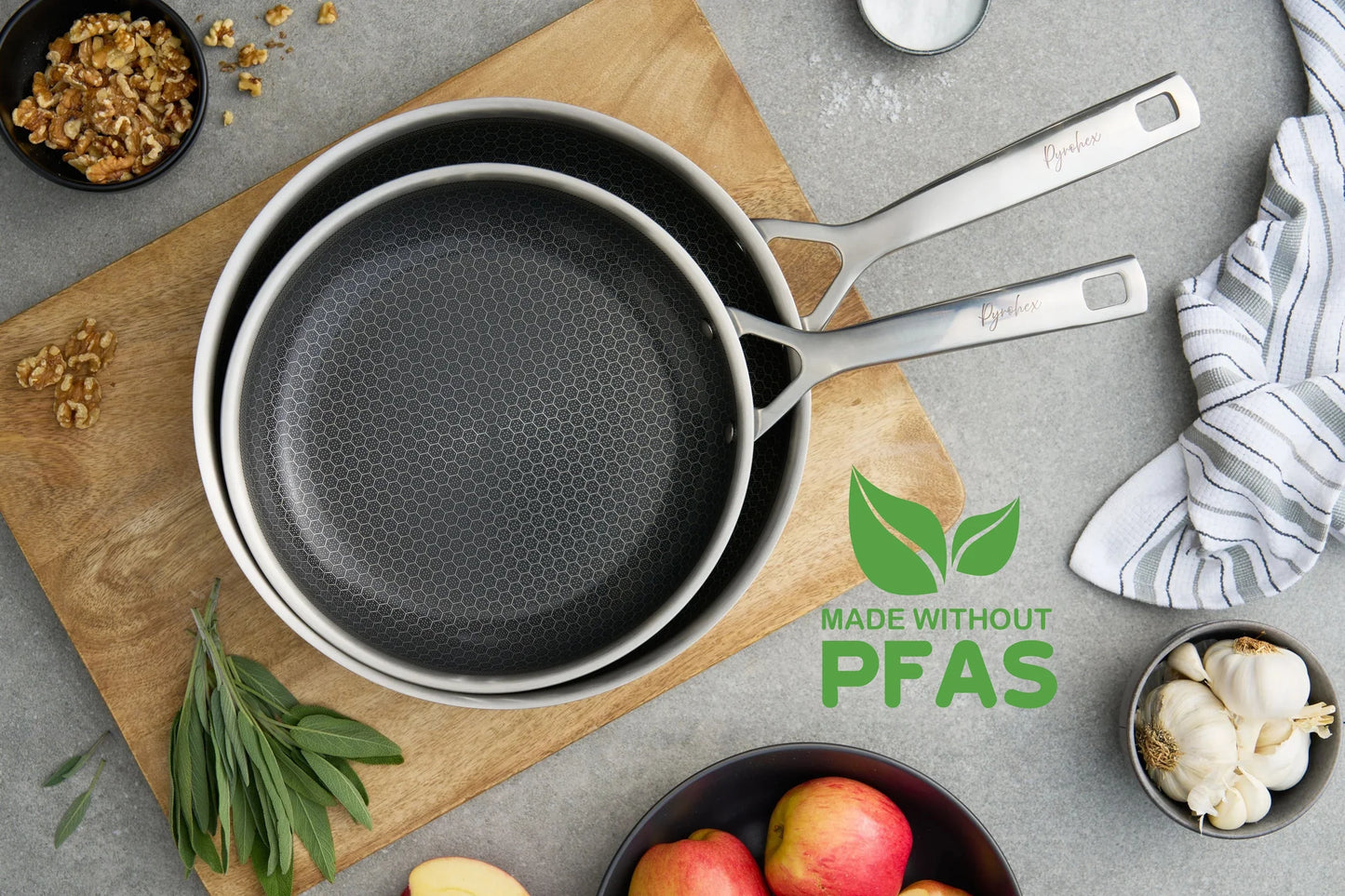 Pyrolux Pyrohex Fry Pan 20cm/24cm/26cm/28cm/32cm