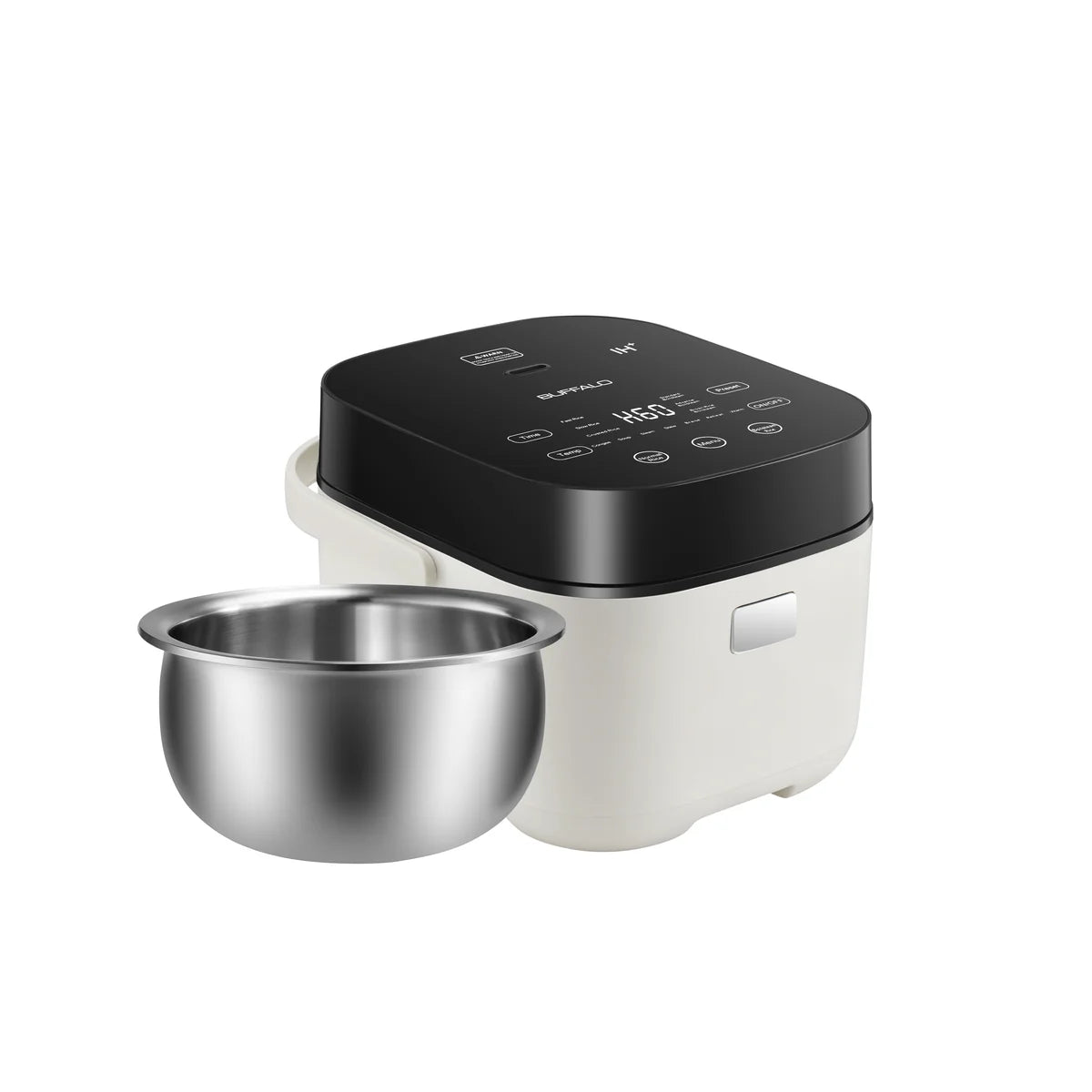 Buffalo NEW IH Stainless Steel Inner Pot Smart Rice Cooker with Boilsteam Function (5 cups)