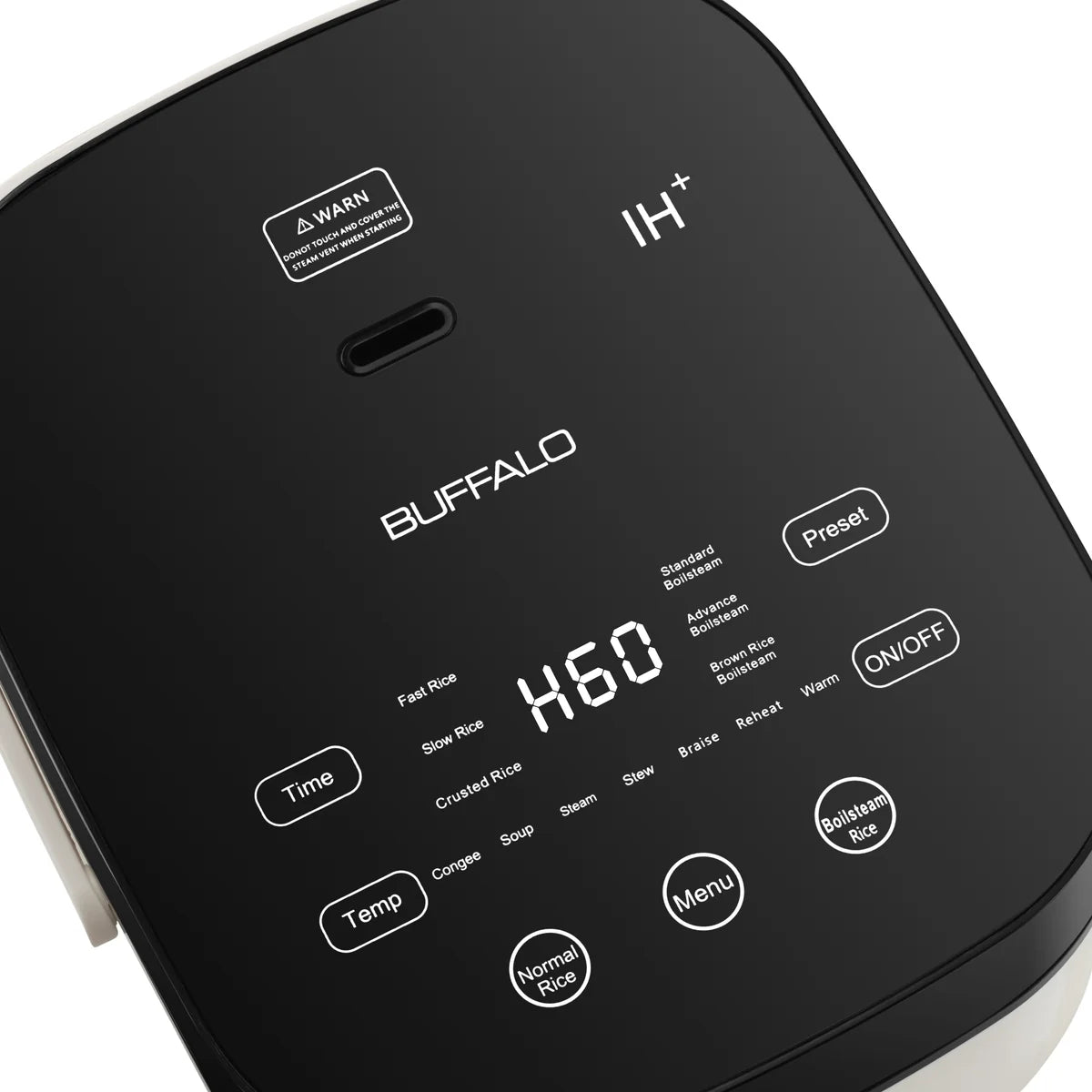 Buffalo NEW IH Stainless Steel Inner Pot Smart Rice Cooker with Boilsteam Function (5 cups)