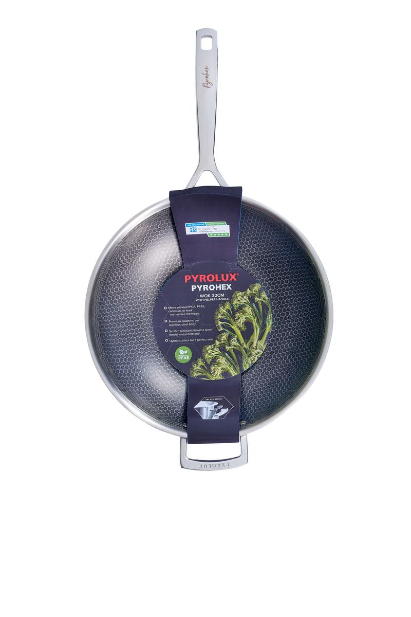 Pyrolux Pyrohex Wok 32cm