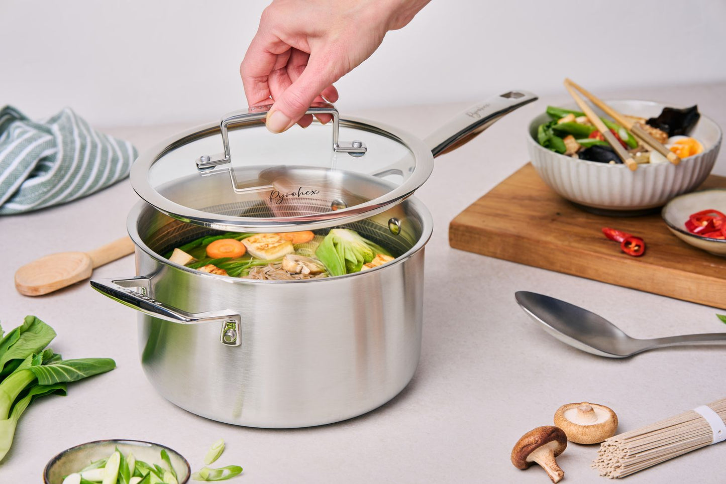 Pyrolux Pyrohex Saucepan 20cm/3.5L