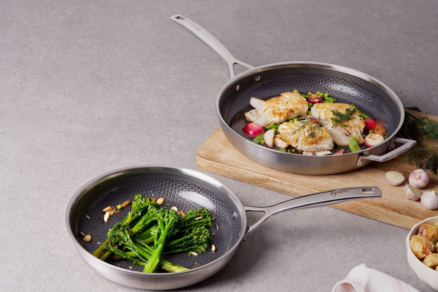 Pyrolux Pyrohex Fry Pan 20cm/24cm/26cm/28cm/32cm